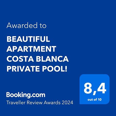 Beautiful Apartment Costa Blanca Private Pool! Oliva Kültér fotó